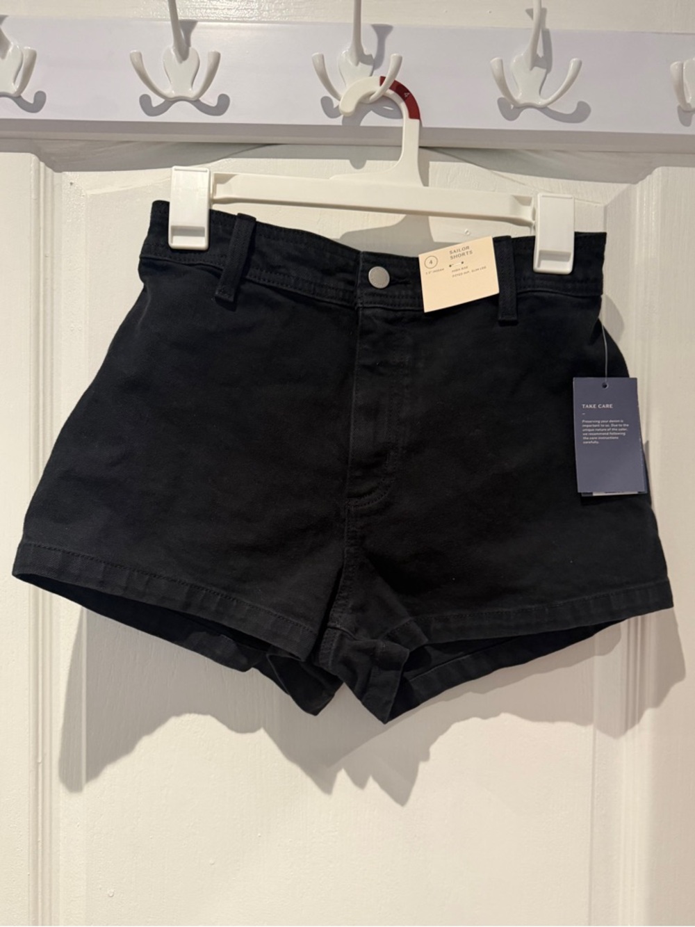 Universal Thread Black High-Rise Sailor Shorts